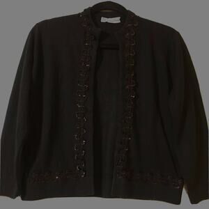 Sidney Gould Size Medium Cashmere Sweater Black Women's  bling